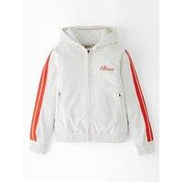 Ellesse Junior Andosi Full Zip Hoodie - Off White