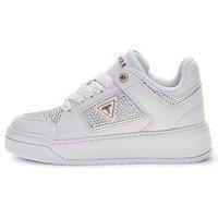 Guess Delove2 Crystal Sneaker - White