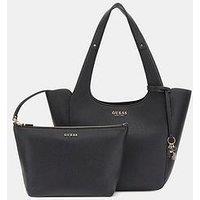 Guess Calista 2 In 1 Tote - Black