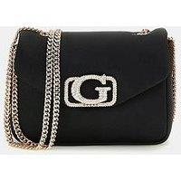 Guess Prue Mini Convertible Crossbody Flap - Black