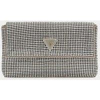 Guess Zalina Flap Clutch - Silver