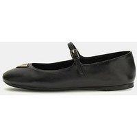 Guess Kalida Logo Ballet Pump - Black