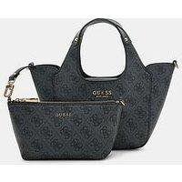 Guess Calista 2 In 1 Mini Tote - Grey