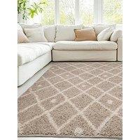 Very Home Snug Diamonds Rug - Natural