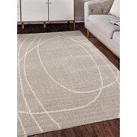 The Very Collection Polyester Squiggle Rug - Natural