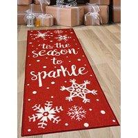 Very Home Season To Sparkle Runner - Red