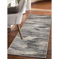 Very Home Freya Abstract Runner - Grey