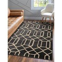 The Very Collection Newport Lattice Grey Rug