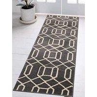 Very Home Newport Lattice Grey Runner