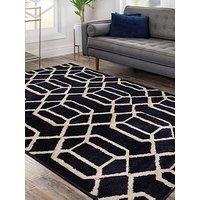 The Very Collection Newport Lattice Navy Rug