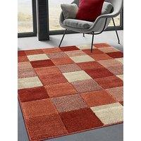 The Very Collection Newport Terracotta Blocks Rug