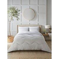 Night Lark Seersucker Bound 10.5 Tog Coverless Duvet Set - Grey