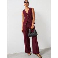 Mango Tailored Waistcoat Jumpsuit