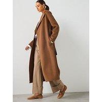 Mango Oversized Duster Coat - Tan
