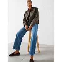 Mango Straight Leg Bet Jeans - Blue