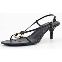 Mango Heeled Sandal With Hoop Detail