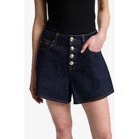 7 For All Mankind Kori Denim Shorts - Blue