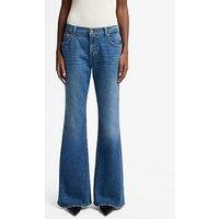 7 For All Mankind Spencer Flare Jeans - Dark Wash