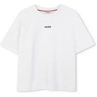 Hugo Boys Small Logo T-Shirt - White