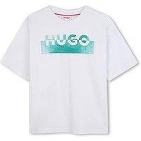 Hugo Boys Logo T-Shirt - White