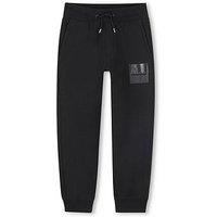 Hugo Boys Logo Sweat Pants - Black