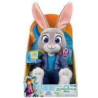 Zootropolis Disney'S Zootropolis 2 14" Feature Plush Judy Hopps - 10+ Sounds And Phrases - Plush Toys For Kids And Preschoolers