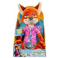 Zootropolis Disney'S Zootropolis 2 14" Feature Plush Nick Wilde - 10+ Sounds And Phrases - Plush Toys For Kids And Preschoolers