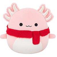Squishmallows Sqcr - Little Plush (7.5" Squishmallows) (Archie - Pink Axolotl W/Red Fuzzy Scarf)