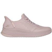 Skechers Bobs Squad 4 Key Look Slip-Ins Trainer - Pink