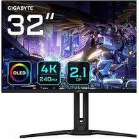 Gigabyte Aorus Fo32U2P Oled Gaming Monitor - 31.5In 4K Uhd, 240Hz - With Built-In Speakers