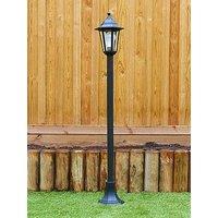 Valuelights Mayfair Pair Of Black Ip44 Outdoor 1.2M Bollard Lights