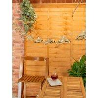 Valuelights Battery Powered Rattan Flower String Lights - Set Of 10