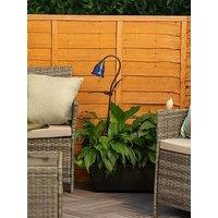 Valuelights Blue Tulip Flower Solar Powered Stake Light
