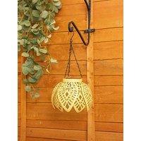 Valuelights Yellow Artichoke Solar Powered Hanging Lantern Light