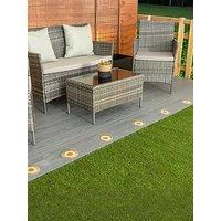 Valuelights Warm White Led Decking Solar Powered Lights - Pack Of 6