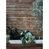 Valuelights Black Ip44 Warm White Led Outdoor Star Lights - Pair