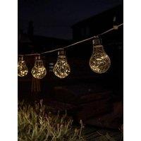 Valuelights Battery Operated Ip44 Warm White Festoon Lights With Bulb Shaped Caps