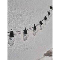 Valuelights Maritta Ip44 Outdoor Warm White Led Festoon Lights - Set Of 20