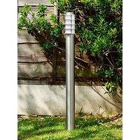 Valuelights Wharf Pair Of Stainless Steel Ip44 Outdoor Bollard Lights - 1M
