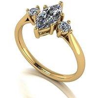 Moissanite 9Ct Gold Lady Lynsey 1.2Ct Total Moissanite Solitaire Ring