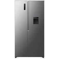 Fridgemaster Ms91558Des Total No Frost American Fridge Freezer - Silver