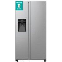 Hisense Rs5P535Ntcduk American Side-By-Side Refrigerator - Non Plumbed Water & Ice - D-Rated