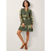 Monsoon Jesse Short Dress - Khaki