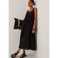 Monsoon Maddie Midaxi Dress - Black