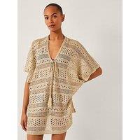 Monsoon Rosa Knit Cover Up - Metallics