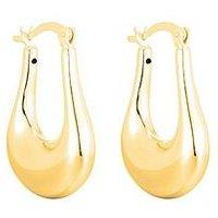 Seol + Gold 18Ct Vermeil Chunky Molten Hoops - Gold Plated Silver