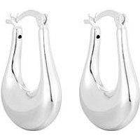 Seol + Gold Sterling Silver Chunky Molten Hoops