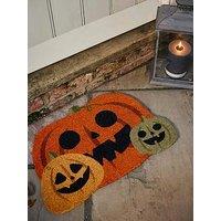 Very Home Autumn Shaped Pumpkin Doormat 40X60