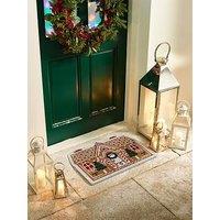 Very Home Gingerbread Cottage Doormat 40X60