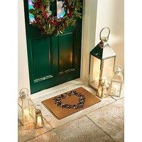 Very Home Mistletoe Heart Doormat 40X60